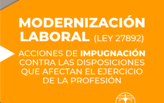Acciones de impugnación contra disposiciones que afectan el ejercicio de la profesión